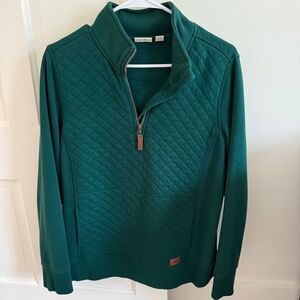 L.L. Bean Women's Quilted Quarter-Zip Pullover